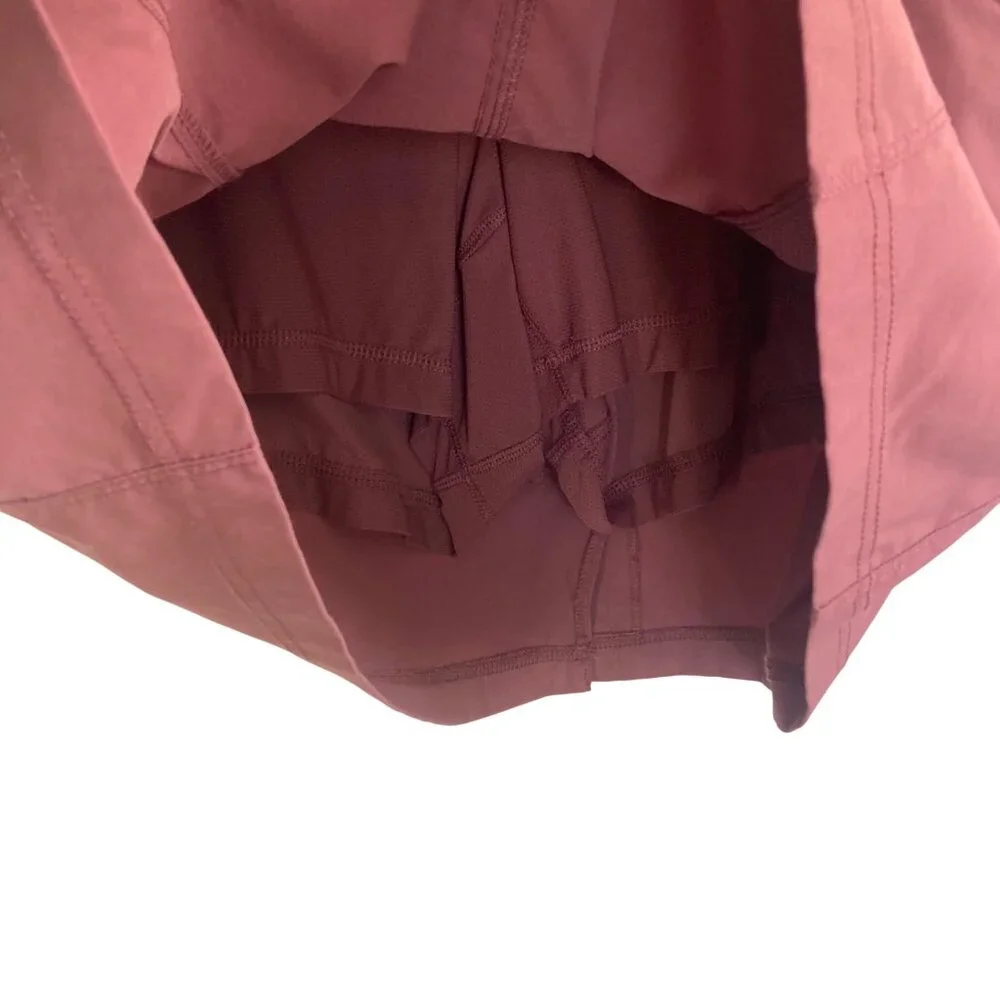 Duluth Trading Womens Dry on the Fly Skort Size 16 Pink Mauve Cargo Hiking - Picture 5 of 10